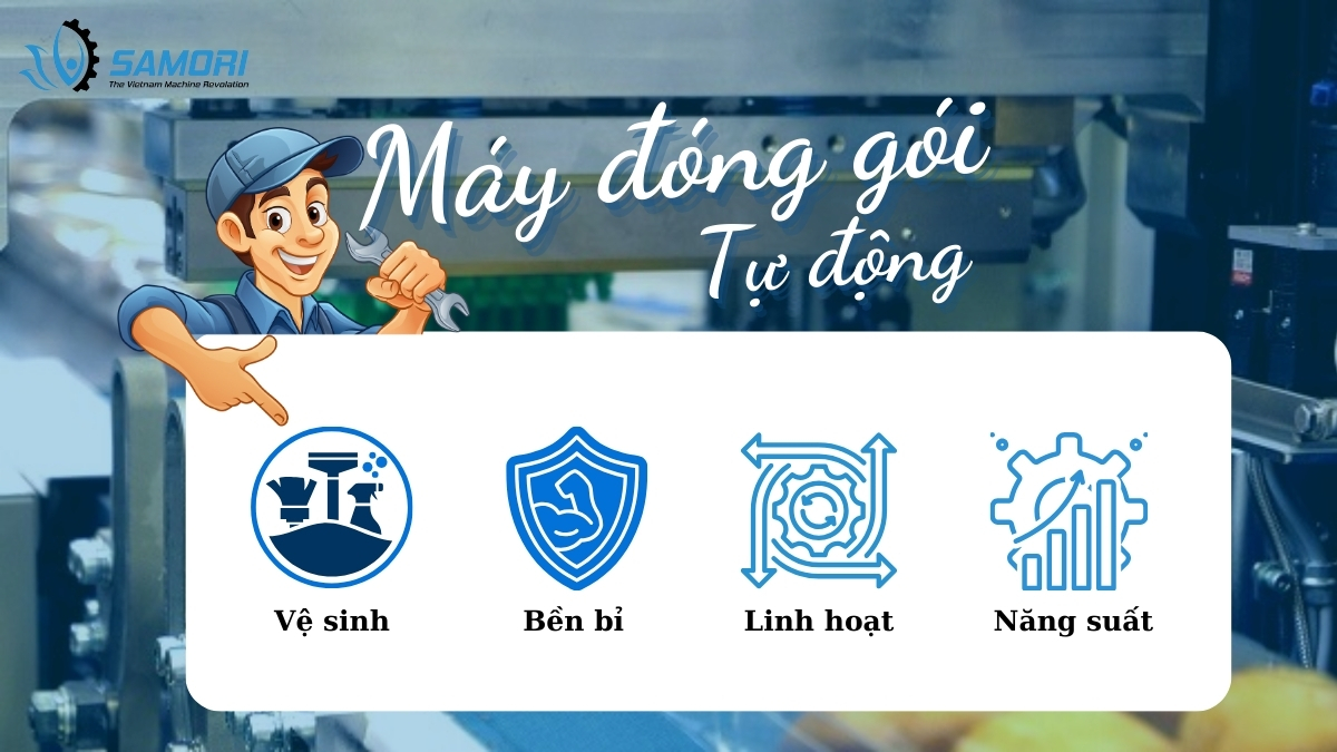 Giá máy đóng gói bánh kẹo