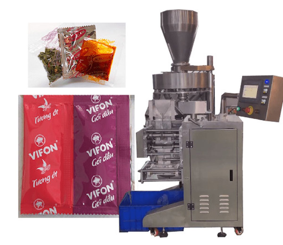 Máy đóng gói muối, bột canh