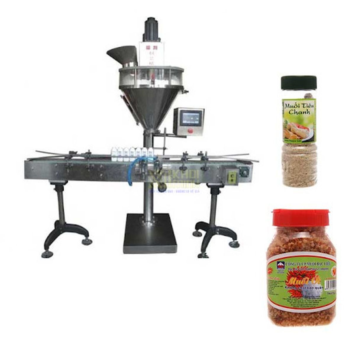 Máy đóng gói muối dạng hũ